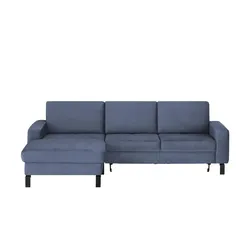 Ecksofa  Coline Move , blau , Maße (cm): B: 258 H: 85 T: 185