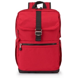 Hedgren Canyon Square Backpack RFID 15,6" Salsa Red