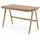 MCA Furniture Schreibtisch Delia Asteiche massiv Natur geölt mit Schubladen, Breite 120 cm