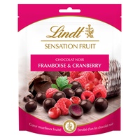 Lindt Sensation Obst Himbeere & Cranberry 150g - Satz von 4