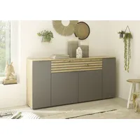 HBZ Meble BZ 5110 Sideboard Holzwerkstoff Grau/Braun