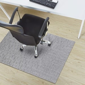 Vinyl Bodenschutzmatte für Hartböden | Bürostuhlunterlage | Bodenmatte | Stuhlunterlage | 13 attraktive Designs & viele Größen zur Auswahl (120 x 90 cm, Siena)