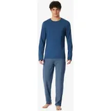 SCHIESSER Pyjama Casual Essentials Blau 52