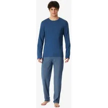 SCHIESSER Pyjama Casual Essentials Blau 52
