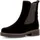 Gabor Chelseaboots GABOR "KOS", Damen, Gr. 39, schwarz, Elastischer Einsatz, Veloursleder, unifarben, Basic, Schuhe Chelseaboots, Blockabsatz, Stiefelette in Komfortweite H (= sehr weit)