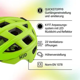KED Kailu 49-53 cm Kinder green matt