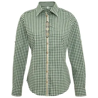 OS-TRACHTEN Trachtenbluse grün 40
