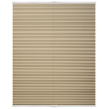 Lichtblick Plissee Klemmträger, 80x220 cm creme - beige