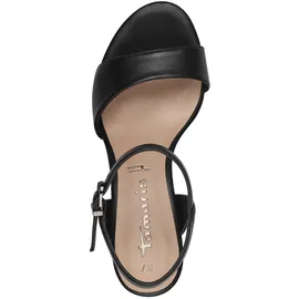 TAMARIS Damen 1-28008-42 Sandalette Mit Absatz, Black Matt, 39