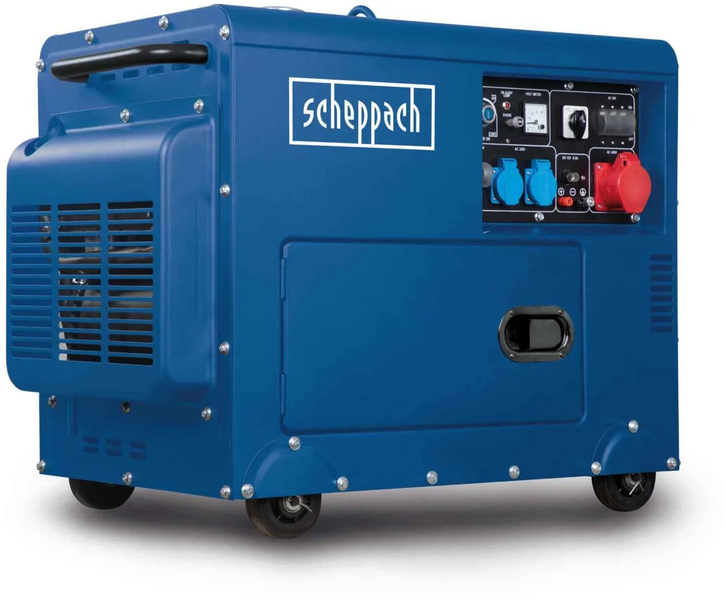 Diesel Stromerzeuger SG5200D Scheppach - 7,7PS | 5000W | Elektrostart