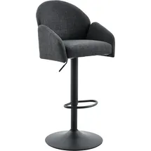 Hela Barhocker HOLLY 51,5 x 96 x 53 cm Grau/Schwarz
