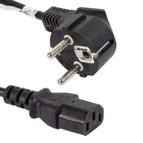 LANBERG CA-C13C-11CC-0018-BK 1,8 m C13-Koppler, CEE7/7