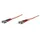 Intellinet Network Solutions Intellinet Glasfaser LWL-Anschlusskabel, Duplex, Multimode, ST/ST, 62,5/125 μm, OM1, 1 m, Orange