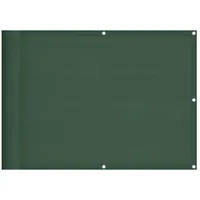vidaXL Balkon-Sichtschutz Dunkelgrün 75x800 cm 100 % Polyester-Oxford