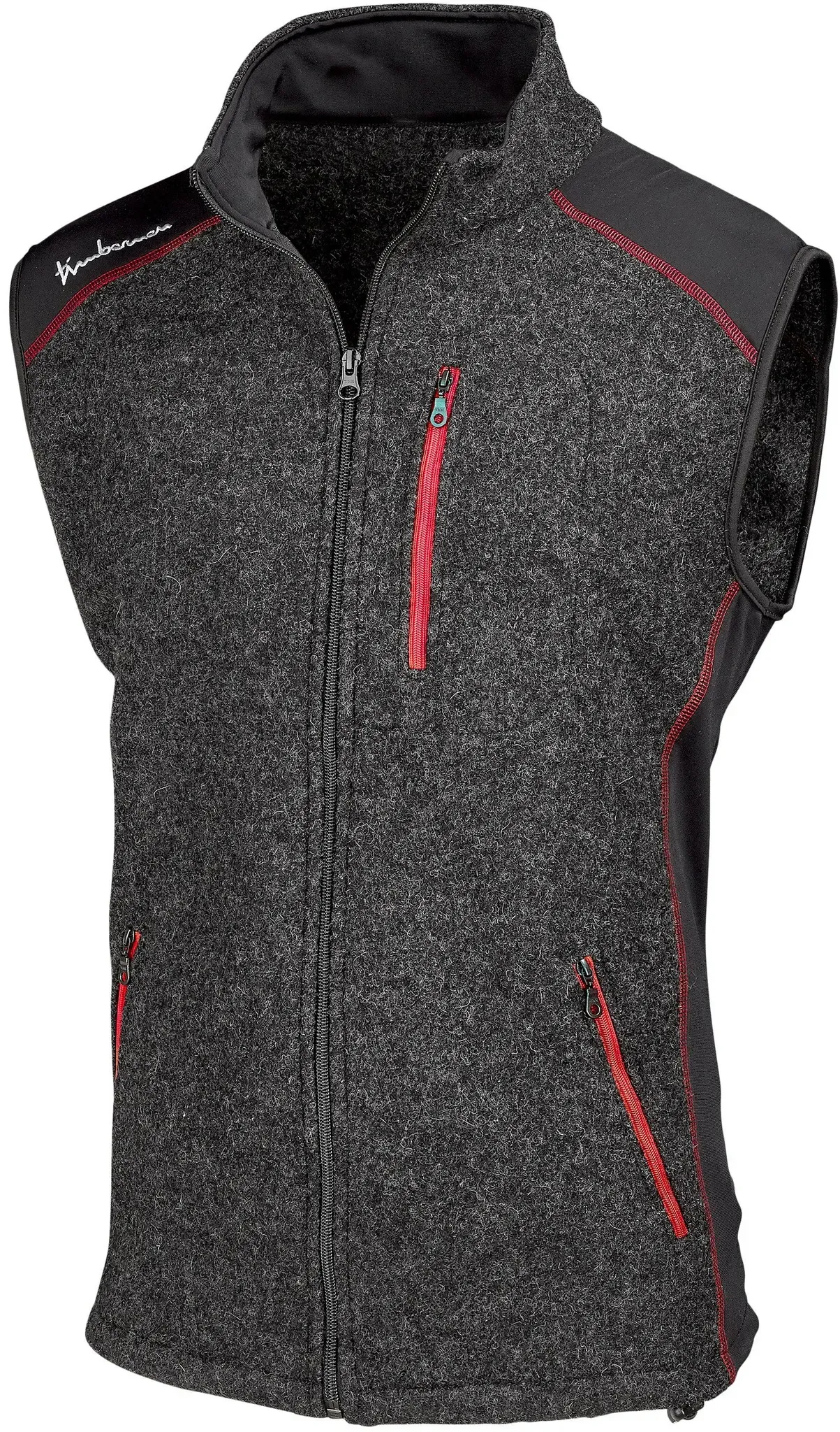 Timbermen Walkweste, schwarz-rot, 3XL