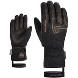 Ziener Herren GANGHOFER Ski-Handschuh/Wintersport | extra warm PFC frei Wolle, black, 10