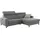 Jockenhöfer Ecksofa JOCKENHÖFER GRUPPE "Doppio L-Form mit elektromotorischer Relaxfunktion und", grau, B:247cm T:100cm, Korpus: 100% Polyester;Kissen: 80% Polyester, 20% Baumwolle, Sofas, Ecksofa, induktiver Lademöglichkeit + USB-A Ladeport, verstellbare Kopfstützen