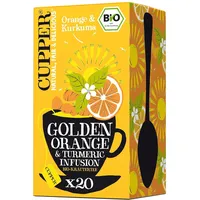 CUPPER Bio Kräutertee, Orange und Kurkuma, 20 Beutel, 40 g