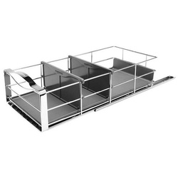 simplehuman Küchenorganizer-Set »Ausziehbarer Schrank-Organisator 22,8 cm«
