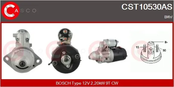 CASCO Starter cst10530as für BMW