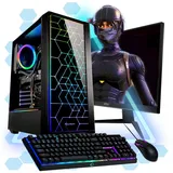 Meinpc AMD Ryzen 7 Set Gaming-PC-Komplettsystem (27,00", AMD Ryzen 7 5700G, Radeon, 64 GB RAM, 500 GB SSD, Gaming, Gamer, RGB) 64 GB | 500 GB