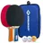 Donic Schildkröt Tischtennis-Set Hobby für 2 Spieler (2 Schläger, 3 Bälle)