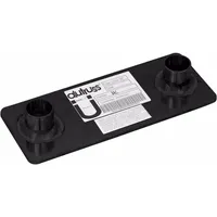 Alutruss DECOLOCK DQ2-BPS Bodenplatte sw, Montage Lichttechnik, Schwarz