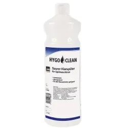 HYGOCLEAN Saurer Klarspüler für Spülmaschinen 31685 , 1 Liter – Flasche