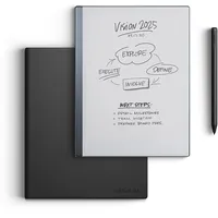 reMarkable 2, Marker Plus und Book Folio Schutzhülle schwarzes Leder Grafiktablet, Schwarz