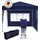 Kronenburg Handel Faltpavillon 3 x 3 m inkl. 2 Seitenteile blau