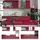 Vicco Küchenzeile Fame-Line 300 cm Hochglanz Bordeaux/Weiß