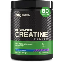 Optimum Nutrition Mikronisiertes Kreatin Blue Raspberry Pulver 360 g