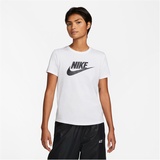 Nike Sportswear Essentials Logo T-Shirt Damen 100 - white/black S