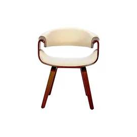 CLP 2er Set Esszimmerstuhl Foley Mit Kunstleder- Oder Stoffbezug I Küchenstuhl Mit Armlehne Und Holzgestell