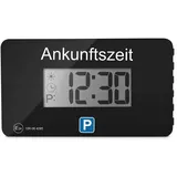 Parkwächter elektronische Parkscheibe Parkwächter Digitale Parkscheibe V1 zugelassen Datenschutz-Funktion schwarz