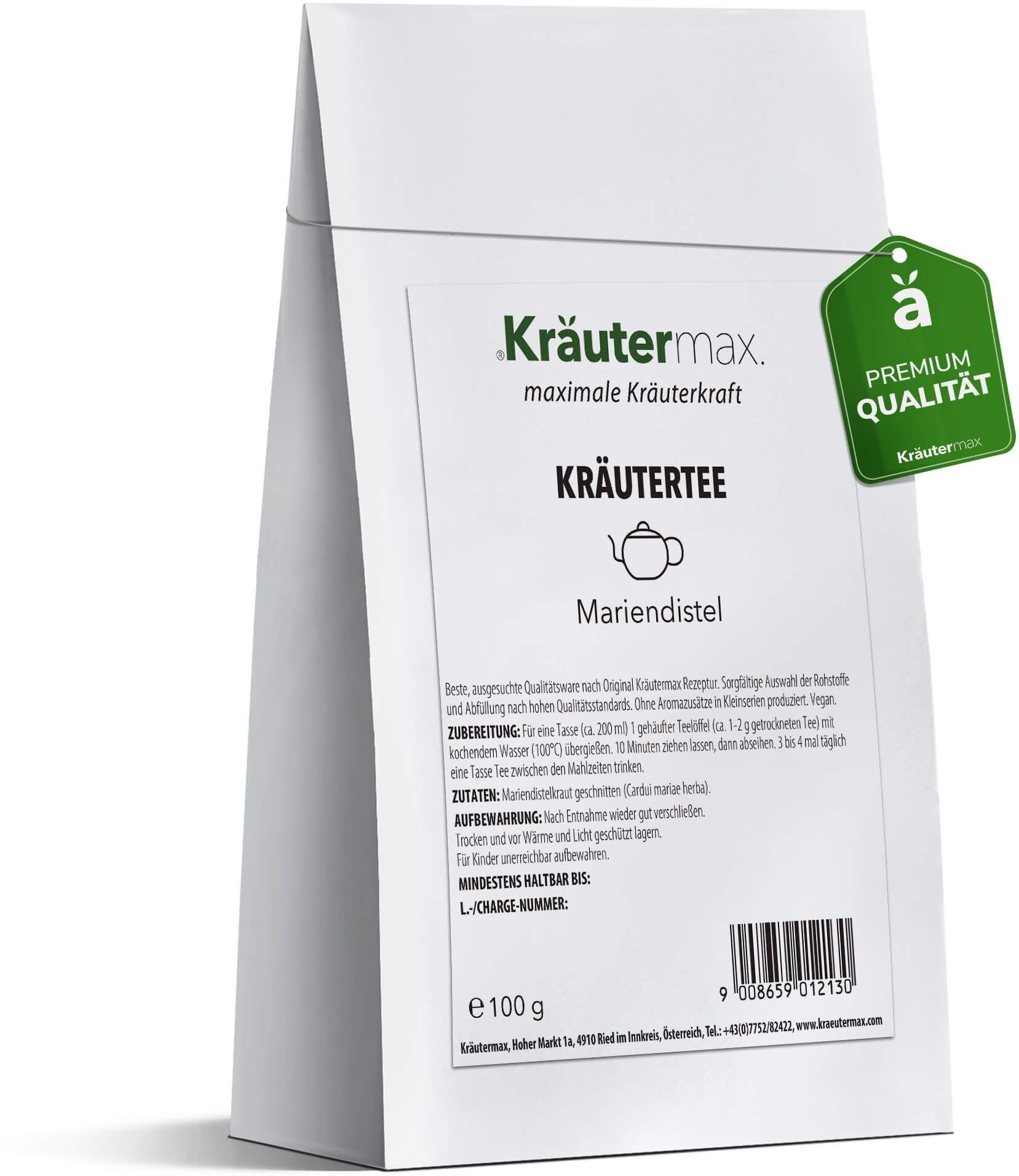 Kräutermax Mariendistel Tee 100 g