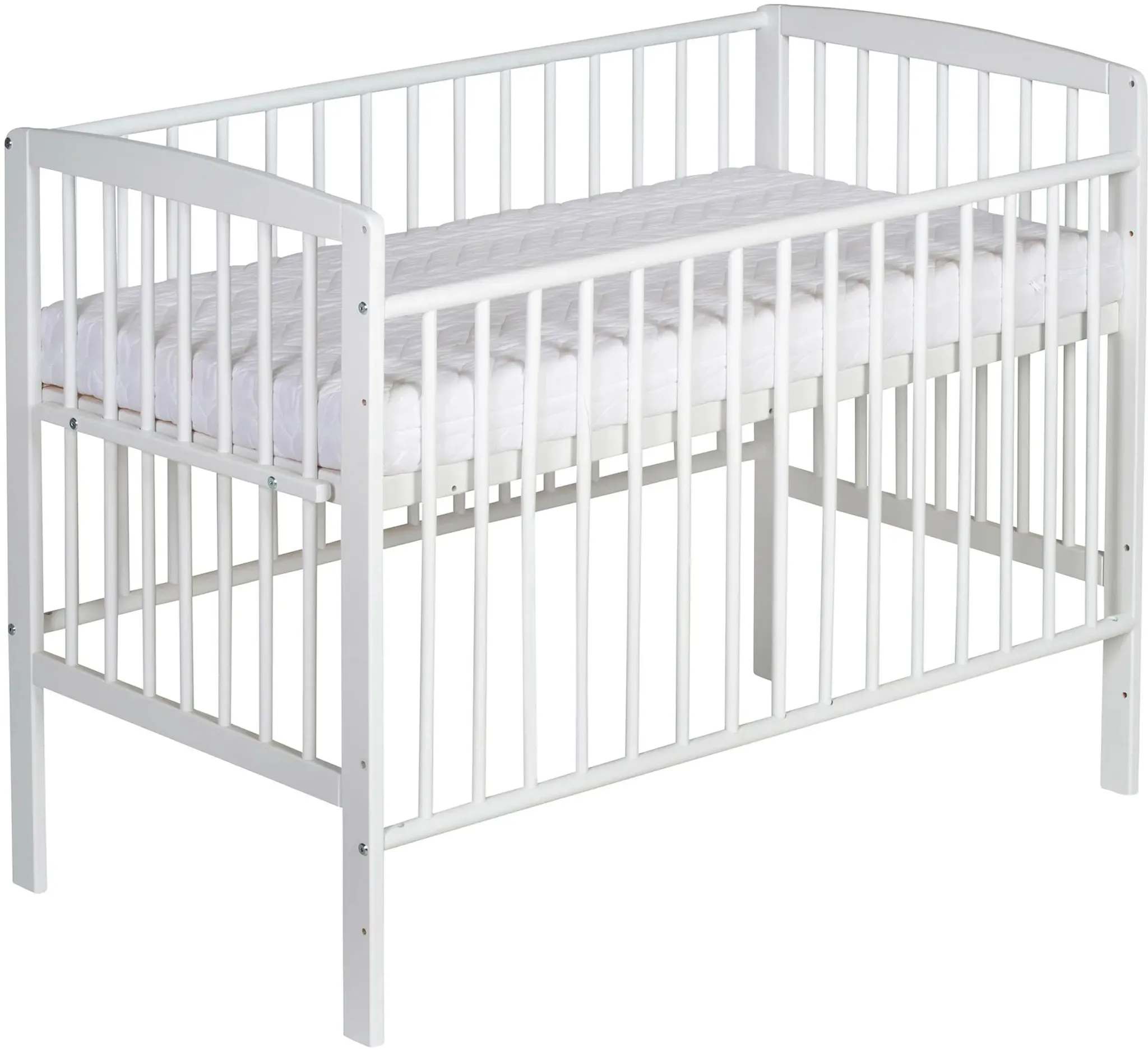 Schardt Beistellbett Micky Plus 60x120 cm für Boxspringbetten, weiss