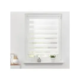 Lichtblick Duo Rollo / Doppelrollo Klemmfix 60 x 150 cm weiß