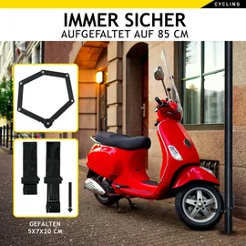 Dunlop Fahrradschloss Schwarz Rahmenschloss