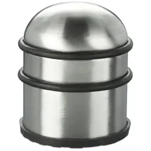 Relaxdays 2 x Türstopper, Edelstahl Silber