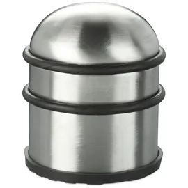 Relaxdays 2 x Türstopper, Edelstahl Silber