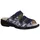 Finn Comfort FinnComfort Cisano Indigo/Marine (Blau) - Pantolette - Passformübersicht Marken Finnstretch, Blau, leder esandra/nabuk/stretchcamo) für Damen, blau, Größe 39 EU
