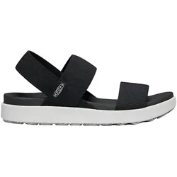 Sandale KEEN "ELLE BACKSTRAP", Gr. 40, schwarz, Textil, sportlich, Schuhe Riemchensandale Sandale