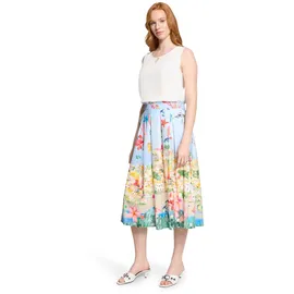 Vera Mont Maxirock Damen Floral Blau/Rot 36