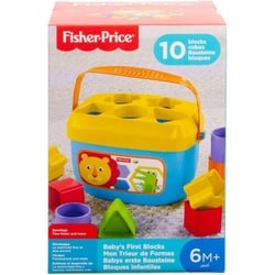 Fisher Price – Babys erste Bausteine, Motorikwürfel, Steckspiel, Bauklötze, Steckwürfel