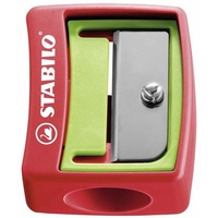 Stabilo Spitzer - STABILO woody 3 in 1 Spitzer - für extradicke Stifte - rot/grün