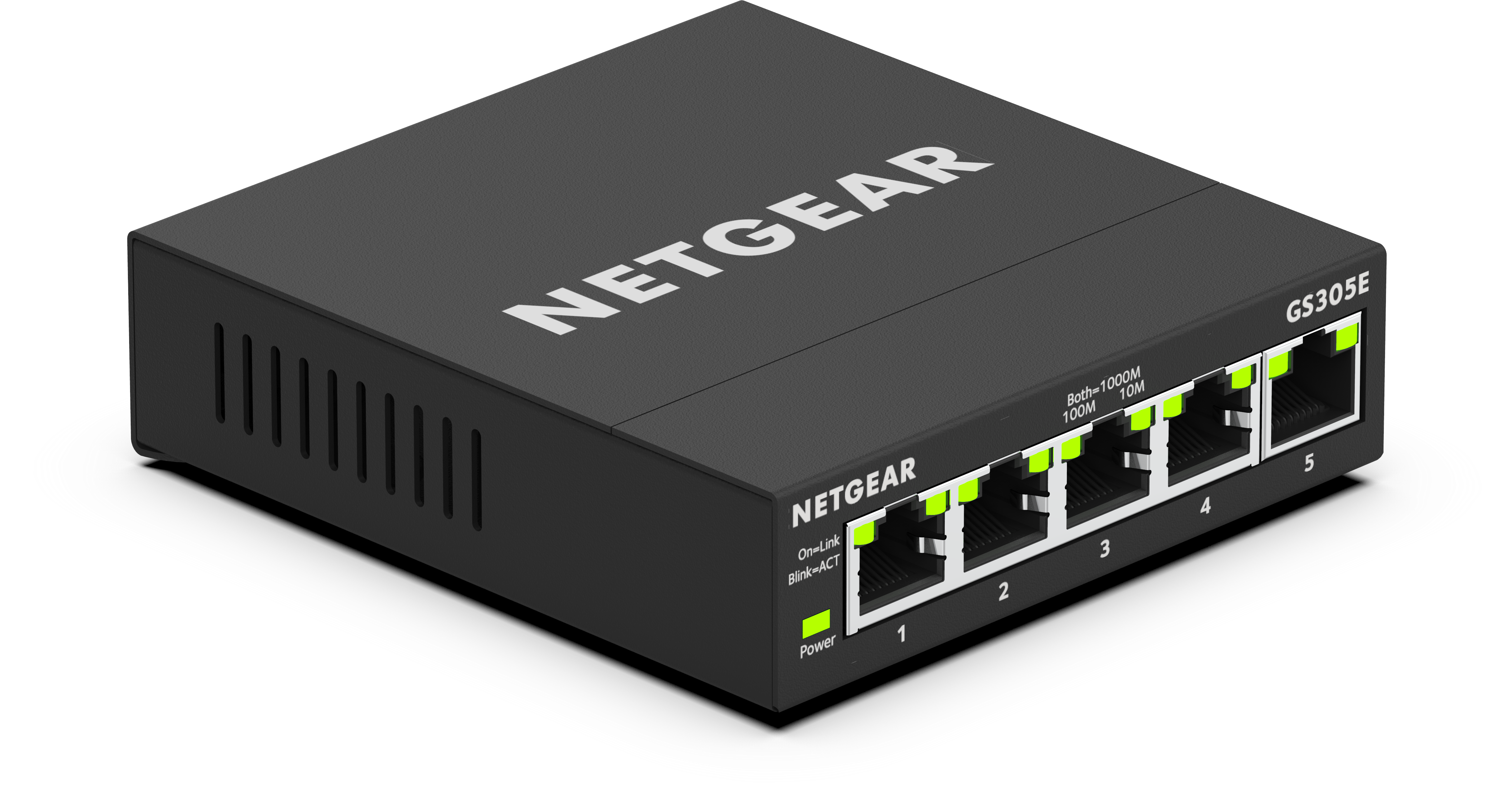Netgear GS305E (5 Ports), Netzwerk Switch, Schwarz
