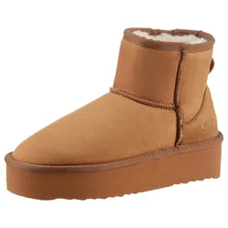 Winterboots, mit Warmfutter, Gr. 37, hellbraun, , 63110127-37
