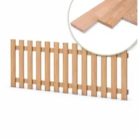 Gartenpirat Lattenzaun 180 x 80 cm Braun/Holz