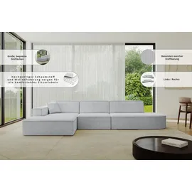altdecor Ecksofa Ottomane Links IREA-L2-v4 327x165x77 cm Grau